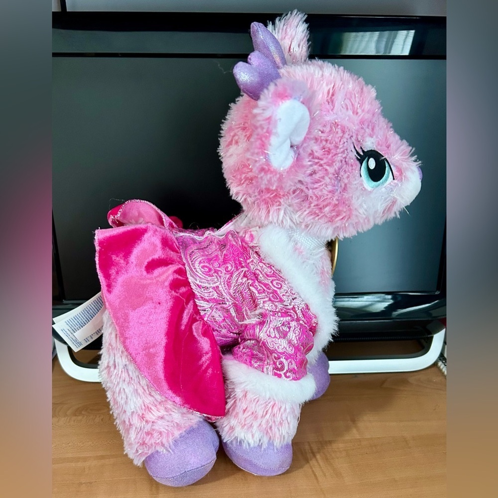 Build A bear reindeer TWINKLE deer with clothes/necklace plush toys Christmas - Picture 2 of 10